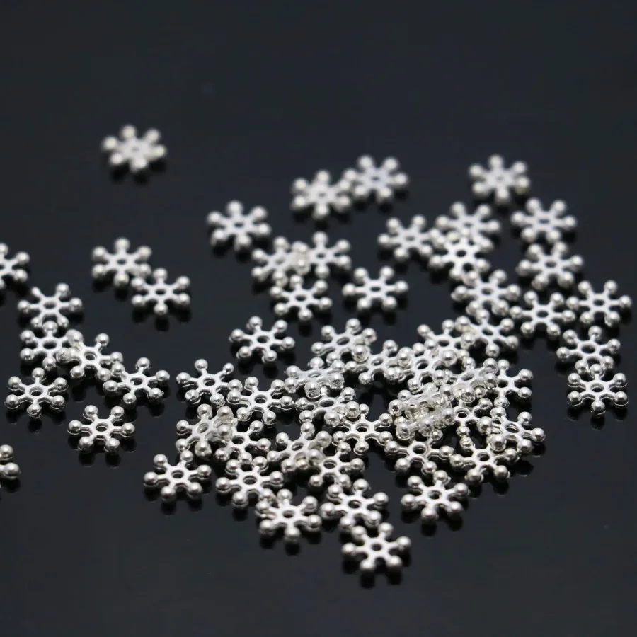 

100PCS Snap Button Jewelry Metal Silver-plate DIY Beads 8mm Machining Metal Parts For Bracelet Necklace Jewelry Making Design