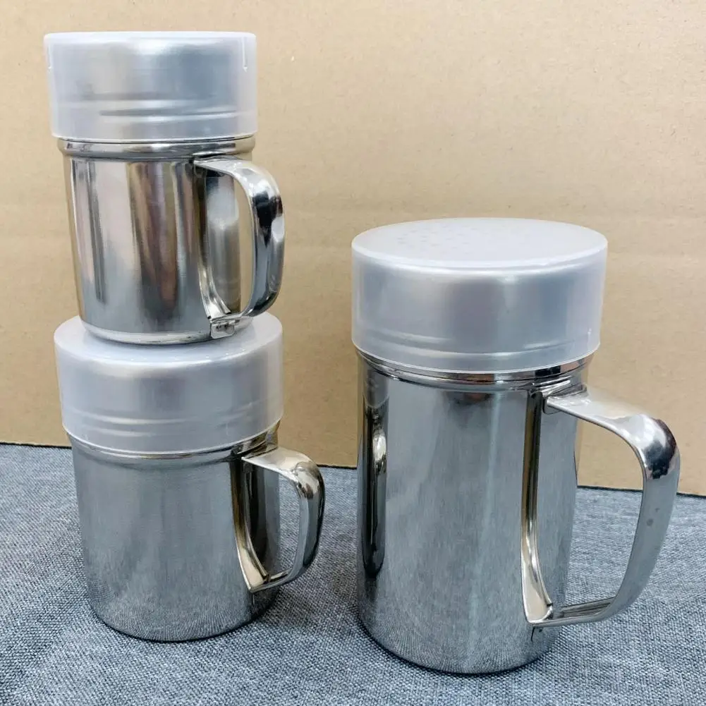 Parmesan Shaker Lightweight Parmesan Jar Comfortable Grip Flour Cinnamon Sugar Shaker Dispenser Kitchen Supplies powder sugar shaker