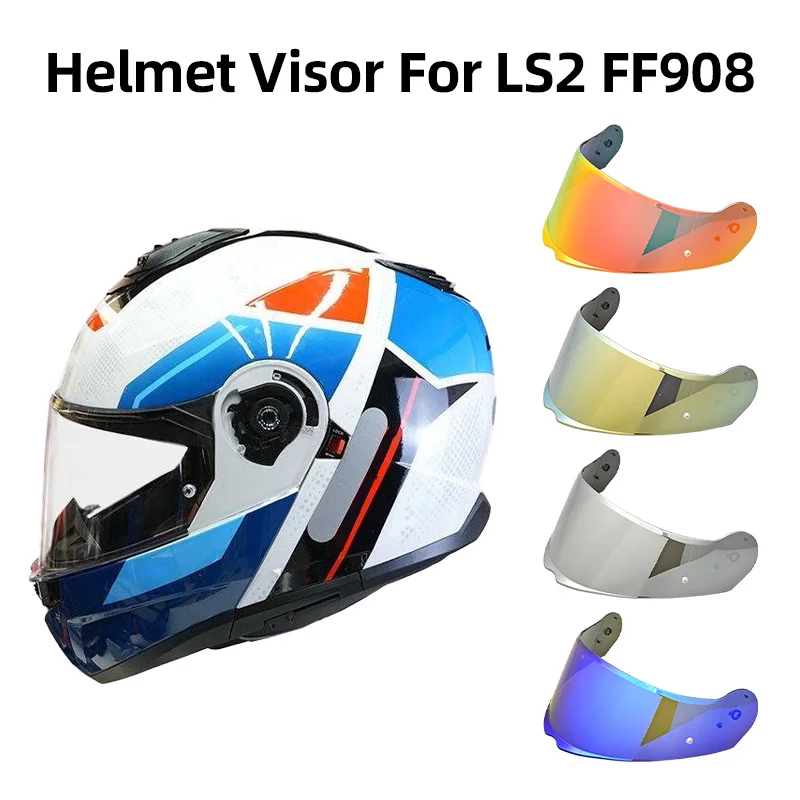 visor For LS2 FF908 Strobe II full face Helmet Replacement Lens Shield Windshield Anti-UV Capacetes Moto Accesorios anti fog