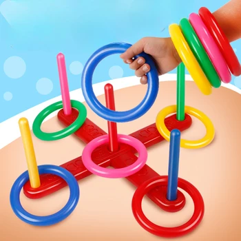Throwing Ring Toys Interactive Ring Throwing Early Education Games,Sports And Fitness Fun Stacking Ring Games 1