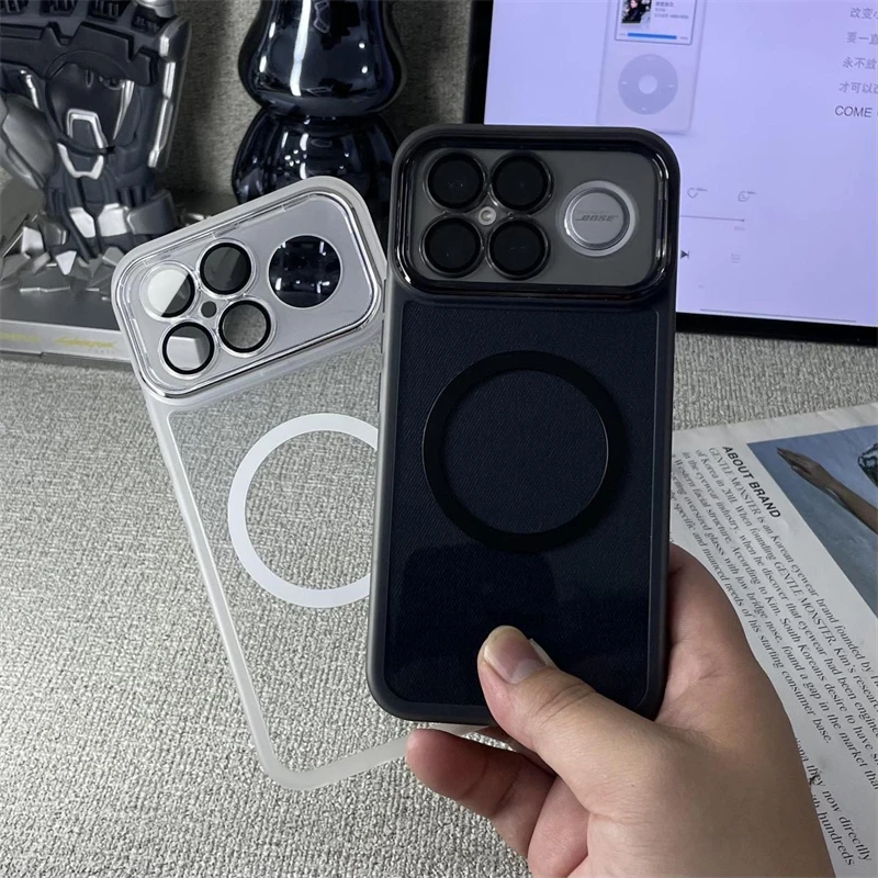 Transparent Magnetic Camera Protection Case - TPU Soft Silicone Cover