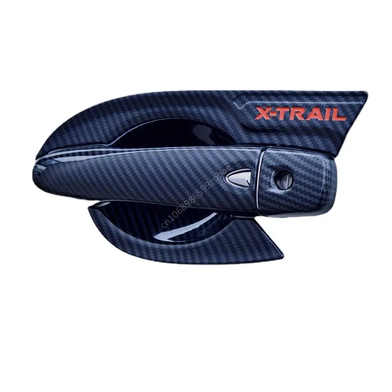

For Nissan X-Trail X Trail T32 2014-2022 Special Door Handle Scratch Resistant Carbon Fiber Protection Chrome Auto Parts