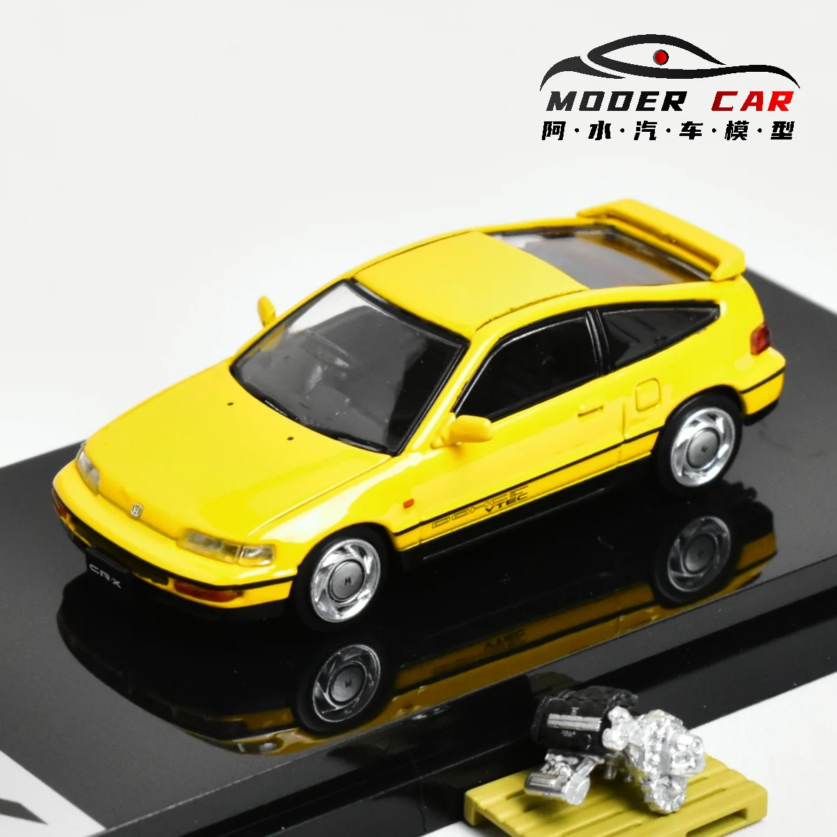 hobby Japan HJ 1:64 CR-X SiR (EF8)  Diecast Model Car 2