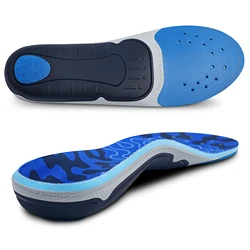 Arch Support Orthopedic Insoles for Flat Feet and Heel Pain Relief (127G2 - IFI - Dot Blue)