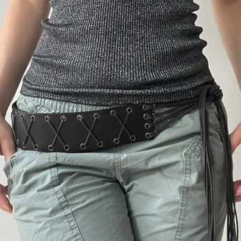 Vintage Y2K Tassel Belt 1