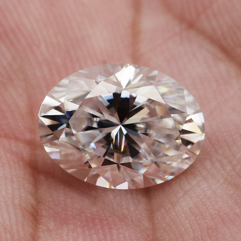 Moissanite Stone Round Oval Pear Radiant Emerald Heart Princess Cushion Asscher Trilliant Cut 1.0-5.0ct