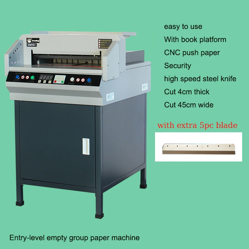 Automatic Electric Paper Cutter 450VS+ Max. Cutting Width 17-3/4 450m –  Constructive Office