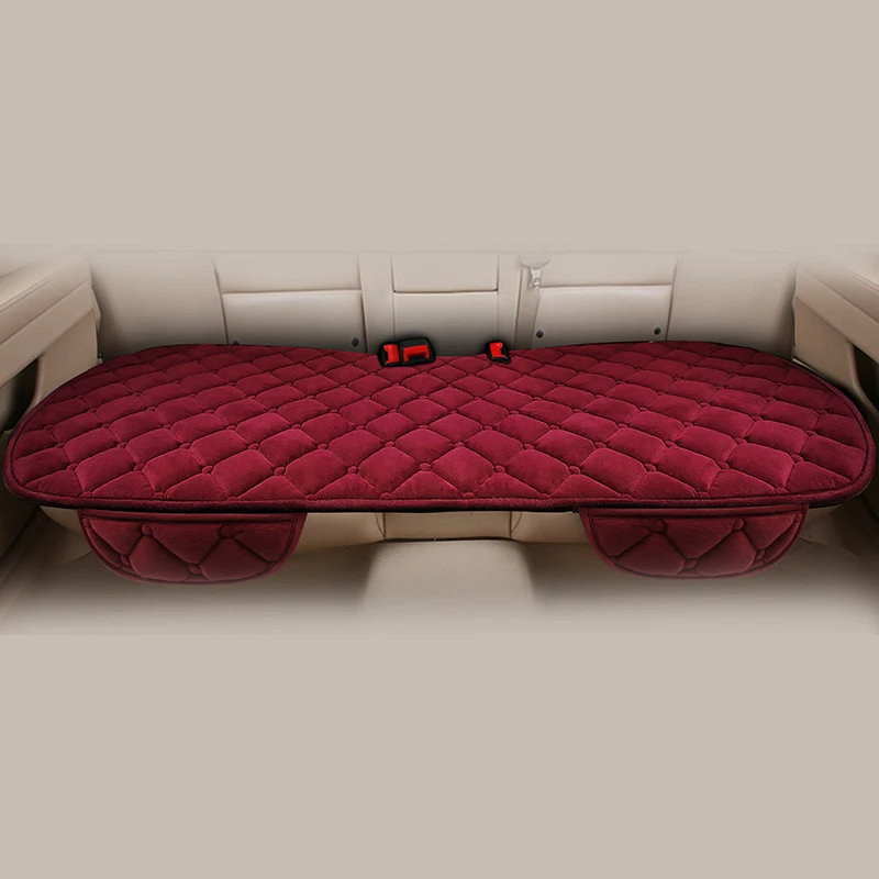 Car Seat Cushion 1 diamond-shaped short pile with storage bag suitable for most car SUVs