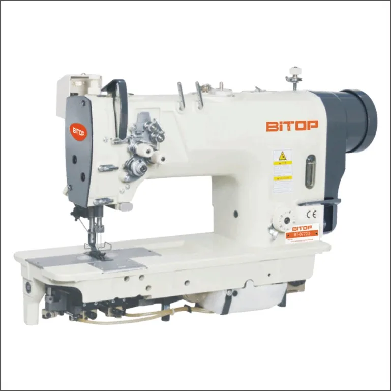 

Industrial electric heavy duty sewing machine double needle lockstitch