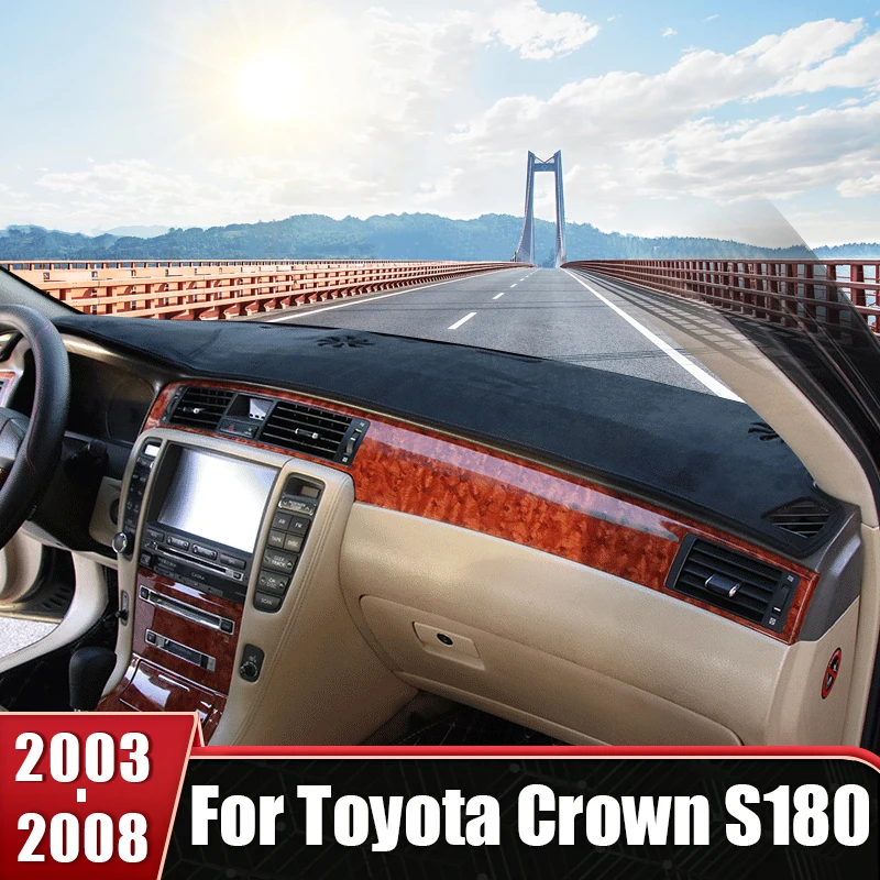 

For Toyota Crown S180 2003 2004 2005 2006 2007 2008 Car Dashboard Cover Avoid Light Mats Instrument Panel Carpets Anti-UV Case