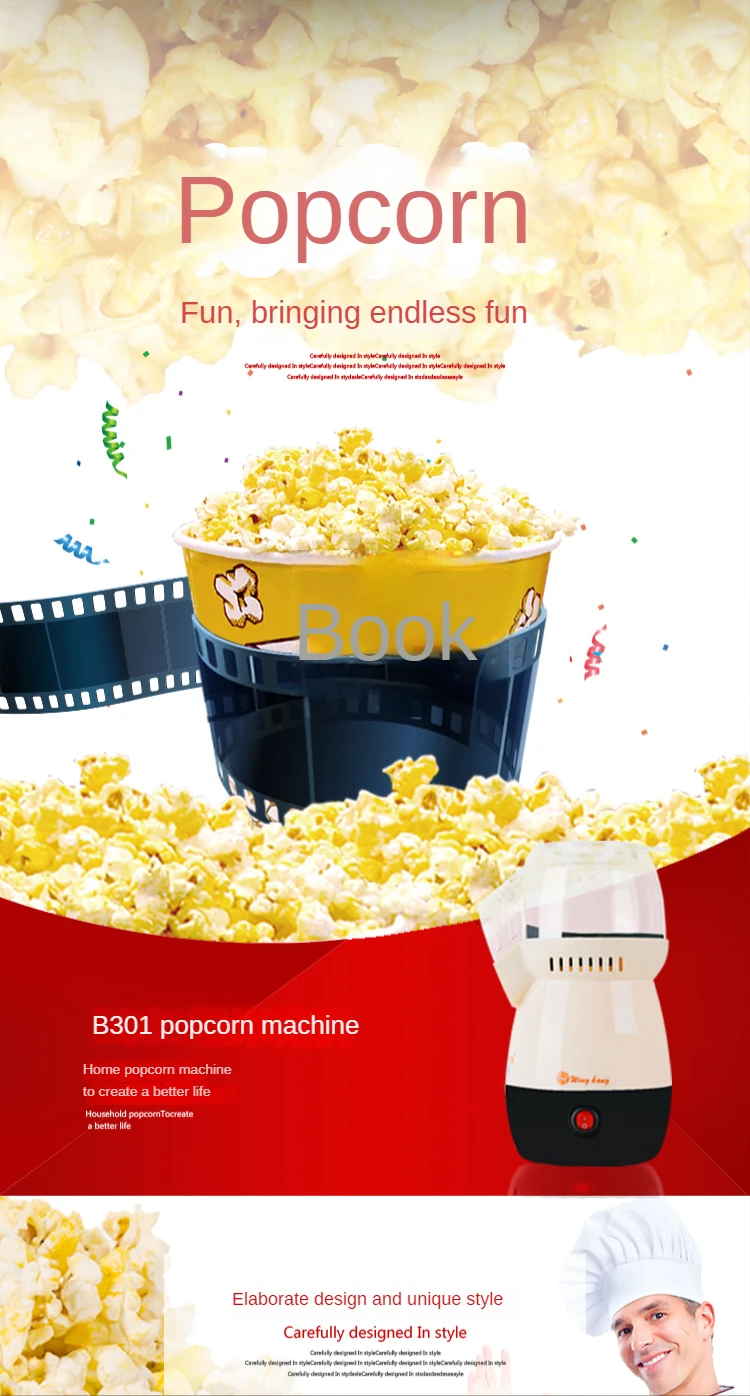 Fascinante Máquina De Palomitas De Maíz Para El Hogar