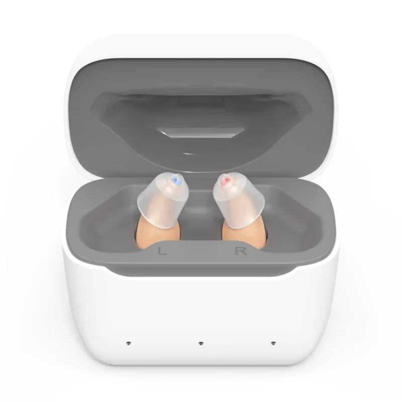 Rechargeable Hearing Aids Wireless Sound Amplifier ITE Mini Invisible Elderly Hearing Aid Headphones Deaf The Listening Device 4