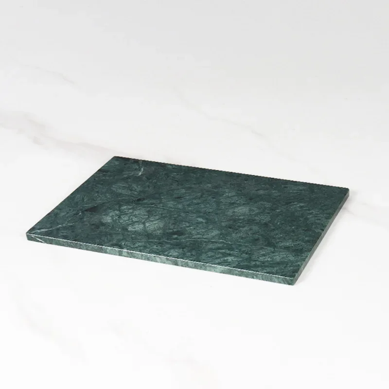 Modern Natural Marble Square Flat Tray Home Hotel Bathroom Desktop Cosmetics Jewelry Multifunctional Storage Tray Decoration 3