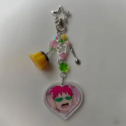 Saiki K Aesthetics Keychains: Vibrant and Quirky Designs (Saiki K 1)