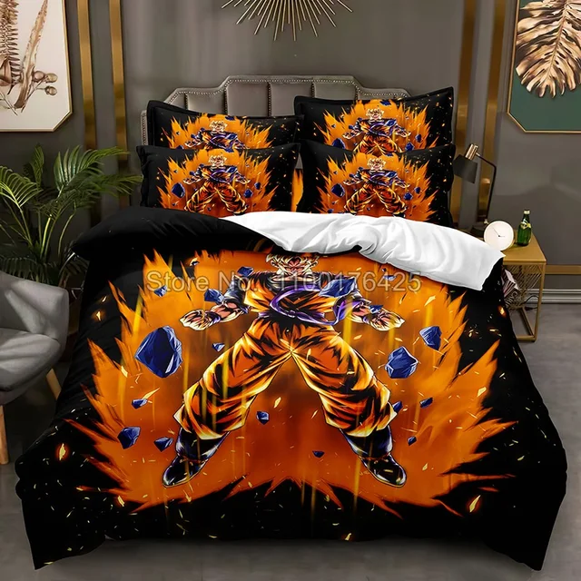 Parure De Lit 'Dragon Ball Z' - 1 Personne - Multicolore - Maison - 22