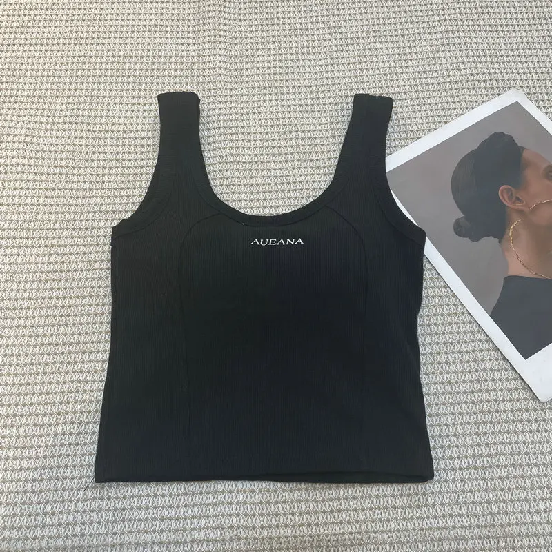 Ͻ  ĳ־ ũ ĳ  μҸ  Pring Femme Croset Crop TopsBuilt In bra Woman Tank Camisoles