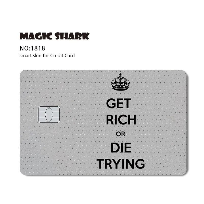 Horrible Movie Killer Billionaire Japanese Warrior Credit/Debit Card Sticker Film Cover