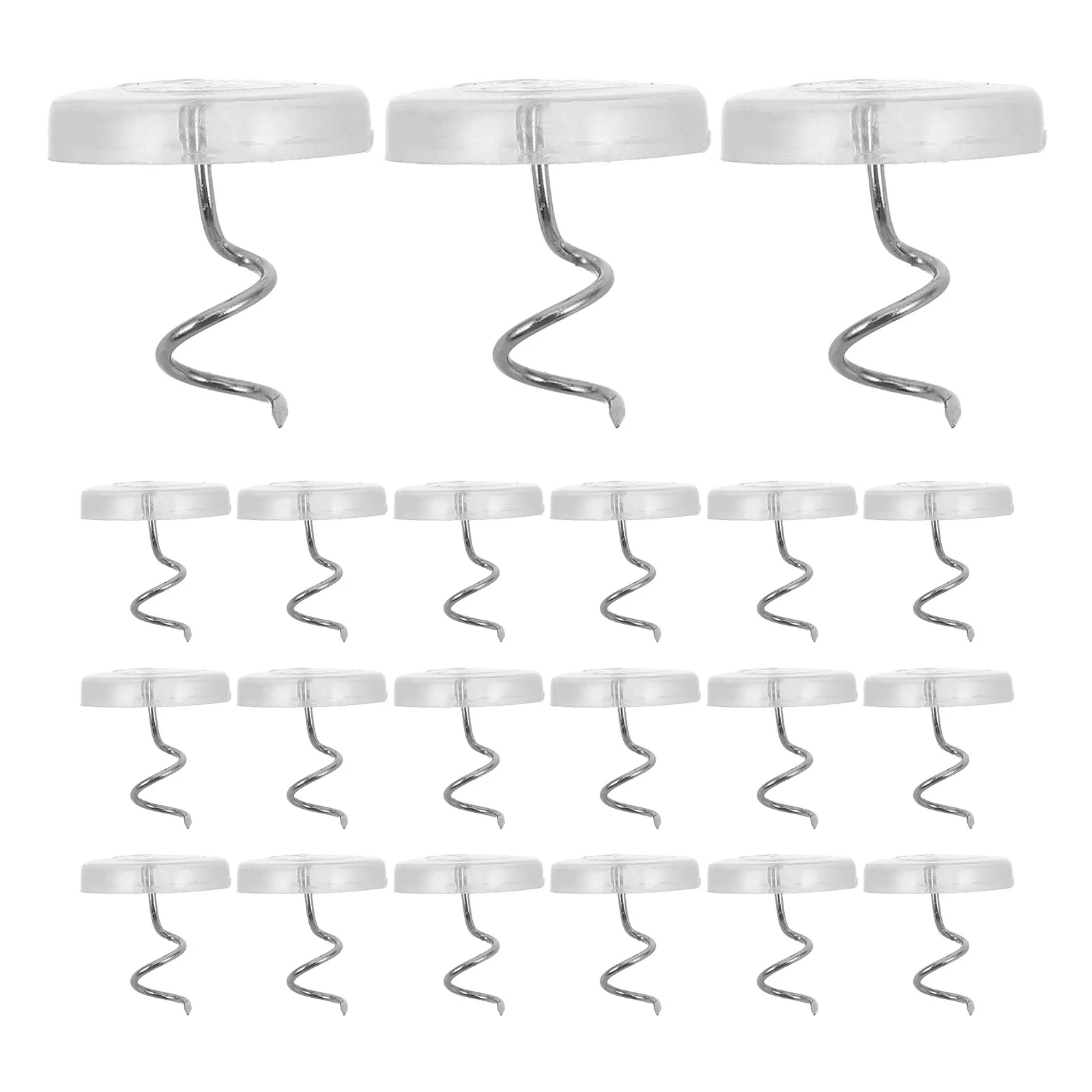 100개 침대 스커트 핀, 침대 시트, 매트리스 커버, 팔걸이 커버, 먼지 방지 주름 장식, 퀼트 시트 고정용 트위스트 장식 핀
