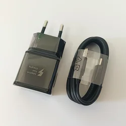 Samsung 15W Fast Charger with USB Type C Cable - Black - EU With Cable
