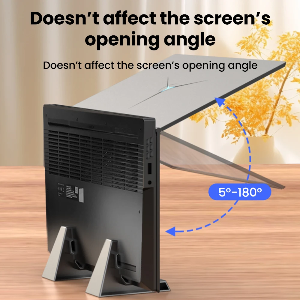 노트북 직립 스탠드 휴대용 실리콘 쿠션 소형 테이블 공간 절약 지지대 노트북 열 방출 촉진 홀더