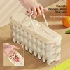 Freezer Dumpling Storage Box Side Door Preservation Case Food Grade Cold Freezer Special Organizer Box For Home Use 2