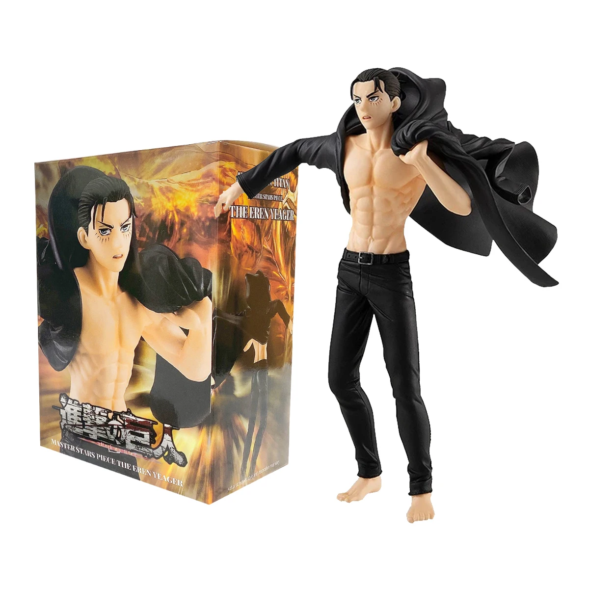 Statua Eren Jaeger Epitome – Figura PVC Con Teste Intercambiabili Per Collezionisti Fan