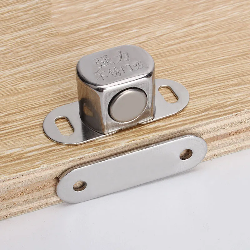 Magnet Door Catch Furniture Fittings Strong Magnets for Cupboard Doors Stoppers Super Powerful Cabinet Neodymium Magnetic Latch