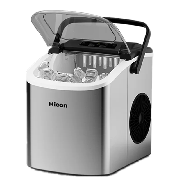 Machine à glaçons portable 220V pour la maison et le camping, fabrication rapide de glaçons, auto-nettoyante, petite machine à glaçons pour l'intérieur et l'extérieur, économe en énergie 1