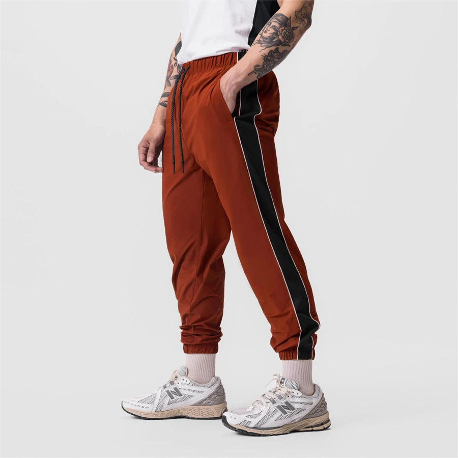 Spring Autumn Ropa Hombre Men Polyester Quick Dry Casual Sport Pants Zipper Pockets Joggers Tactical Fitness Trousers Sweatpants
