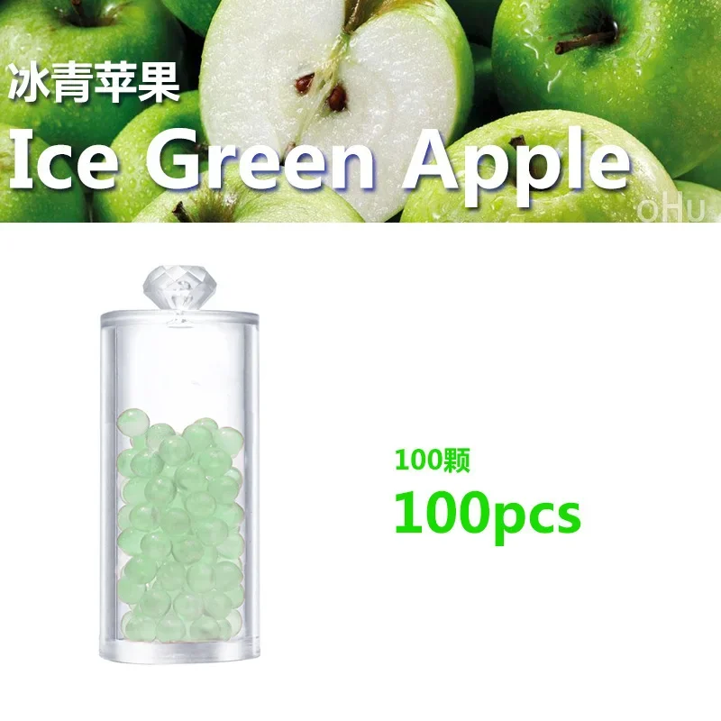 100pcs Assorted Fruit & Mint Menthol Flavor Capsule Beads
