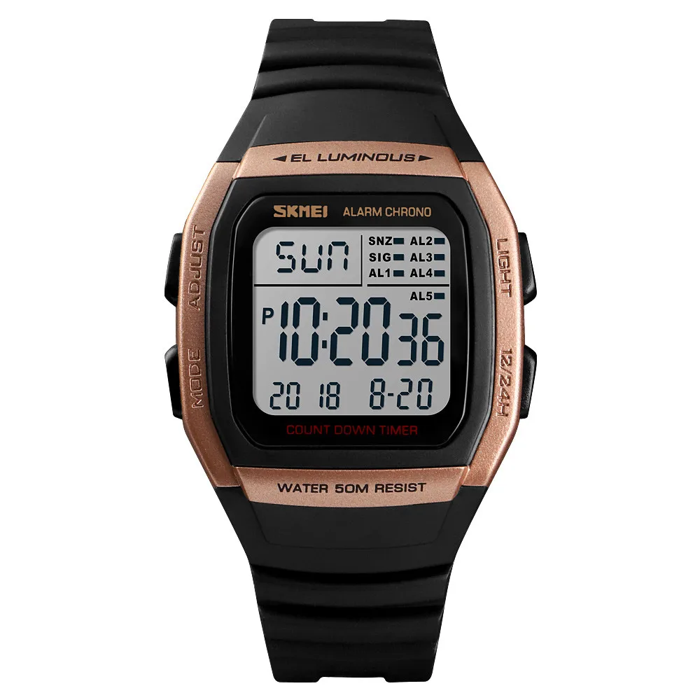 

Waterproof Alarm Date Sport Analog Digital Led Backlight Wrist Watch Luxury Watch Men Watches For Men Men'S Wrist Watches