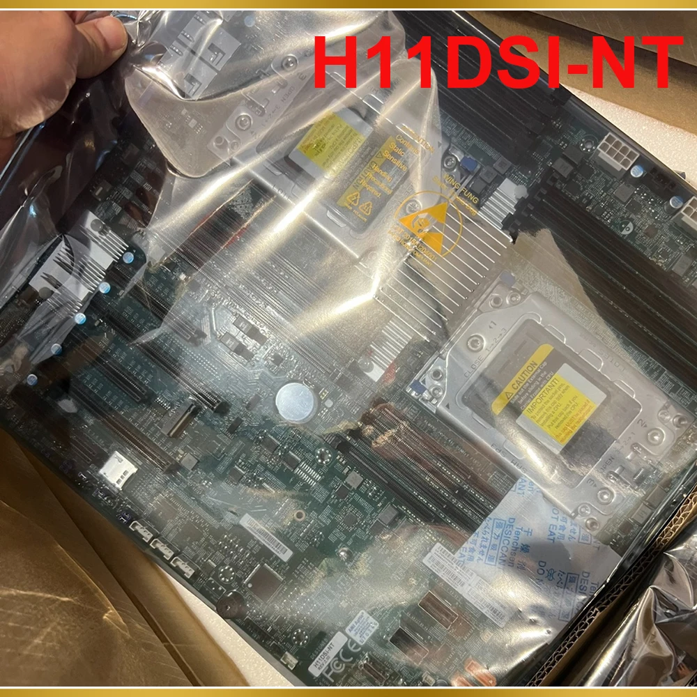 Per Scheda Madre Supermicro Per Processori Serie 7001/7002 Porte Nvme Interne (Pci-E 3.0X4) H11Dsi-Nt