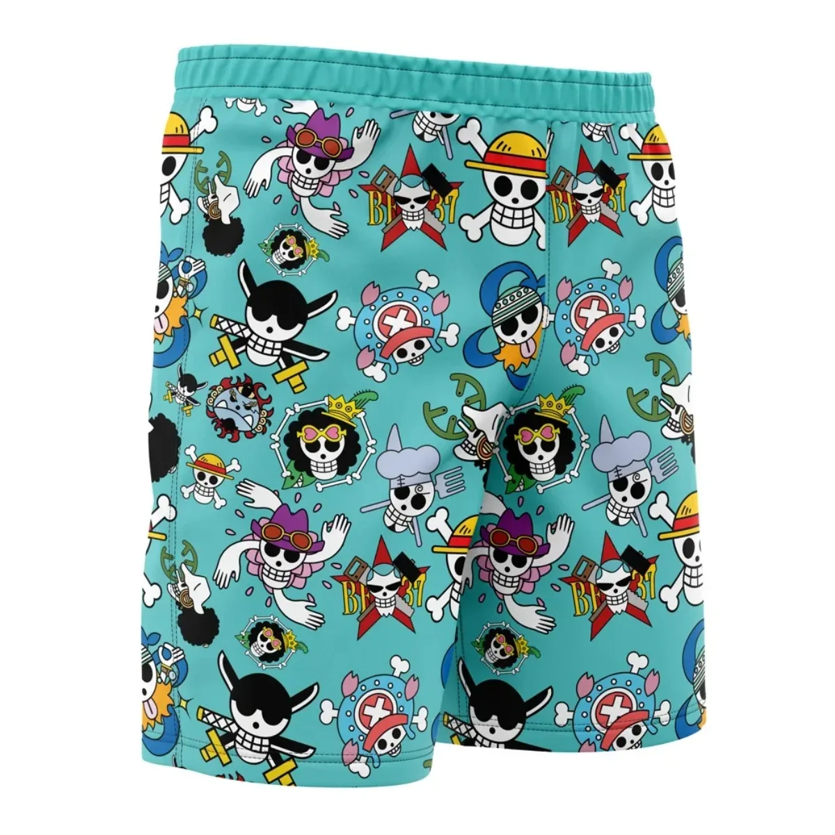 Japanese Anime Street Fashion Party Fitness 3D Printing Family Party Wear Fitness Shorts Anime Hugh 2