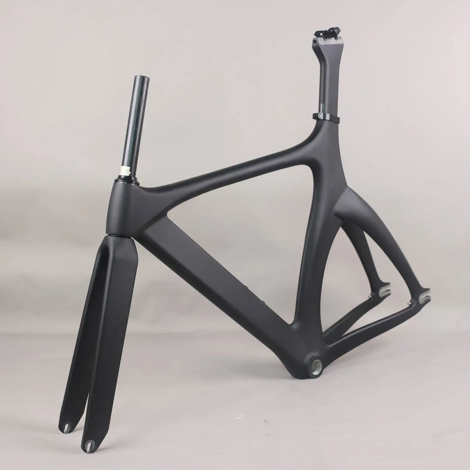 full carbon fixed gear frame road frames fixed gravel frameset with fork seat post carbon bicycle frame