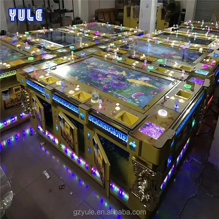 

Catching Game Machine 10 Player Fish Game Table Stype Fishing Game Machine The Sea King Fish Table Arcade Kit Cabinet Table