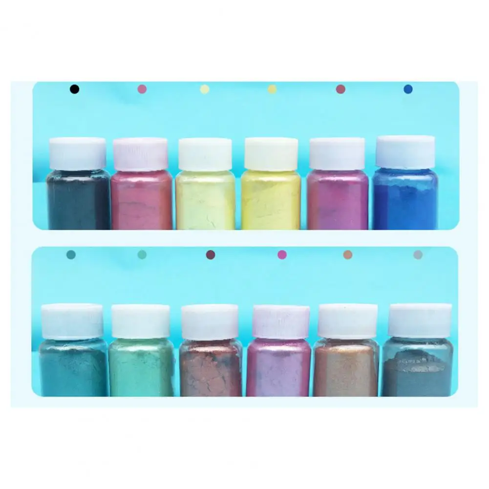No Odor Excellent Shining Nail Glitter Powder Manicure Design Lightweight Nail Glitter Powder High Pigmented for Women