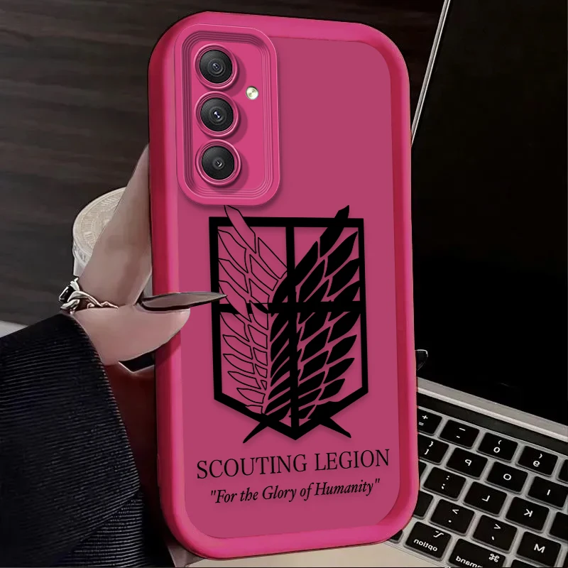 Attack on Titan Inspired Phone Case with Iconic Alan Logo Design