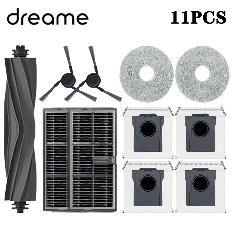 Robot Vacuum Cleaner Accessories Kit: Mop, Dust Bag, Main Brush, Side Brush, and HEPA Filter Replacement