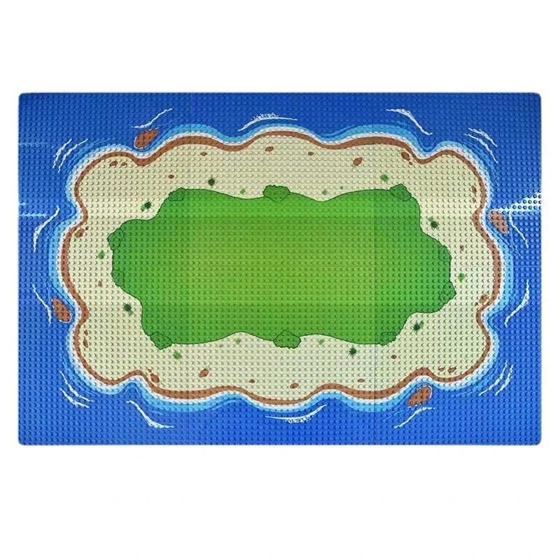 Eller, pürüzsüz bir taban plakasının üzerinde tuğlaları birleştiriyor