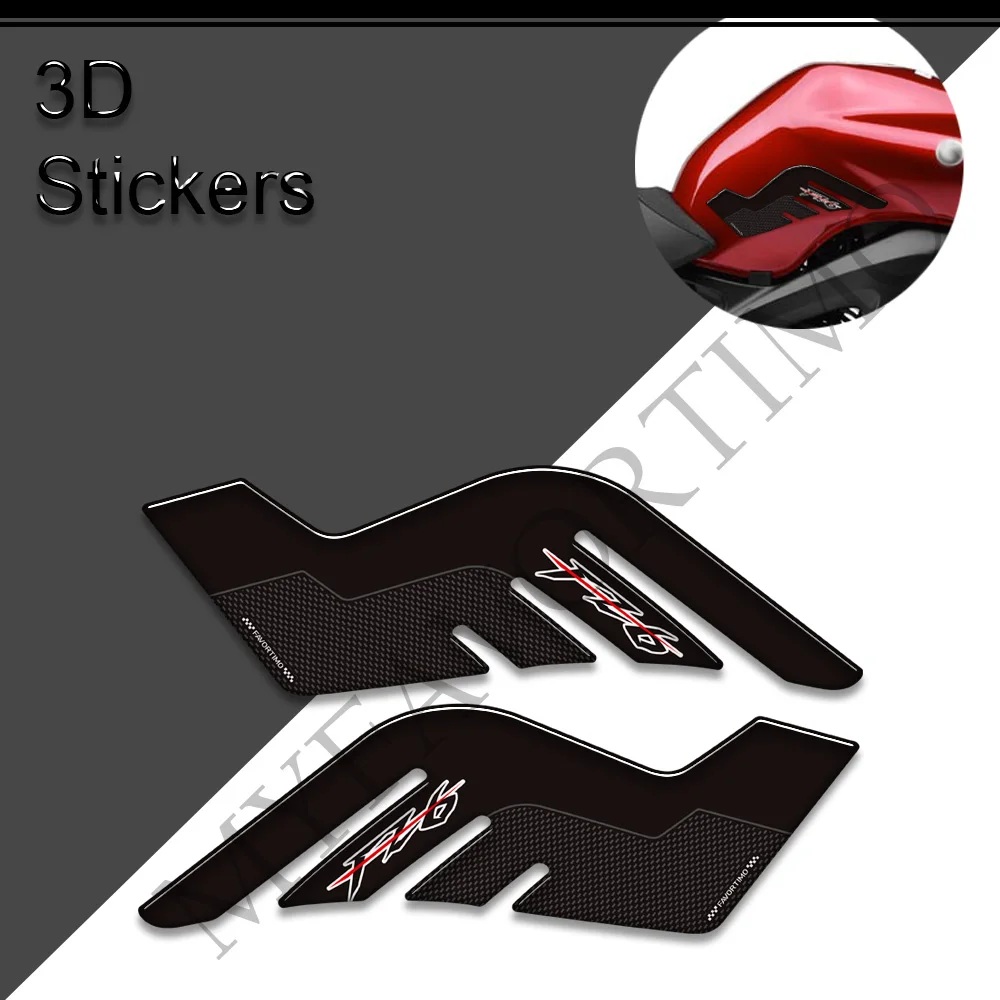 For Yamaha FZ6 S FZ6N Fazer FZ6R FZ 6 Motorcycle Stickers Decals Protector Tank Pad Side Grips Gas Fuel Oil Kit Knee Scratch