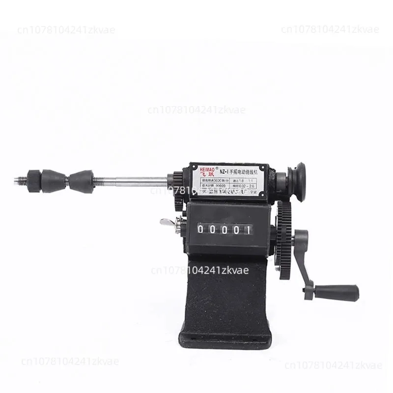 

Hand winding machine, small coil winding machine, winding tool, mechanical counting