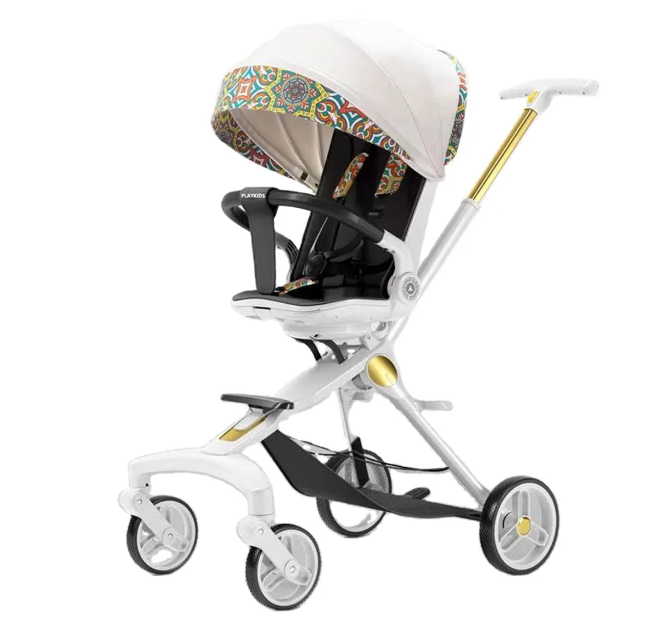 

PLAYKIDS Luxury Aluminum Strollers baby murah Pram Pushchair Lightweight Buggies Baby Stroller