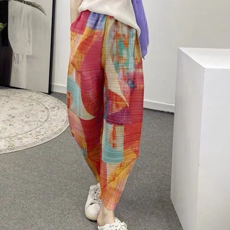 2023 Women's Spring New Personalized Women's Harlan Pants Set Women's Fashion  pantalones de mujer  korean style