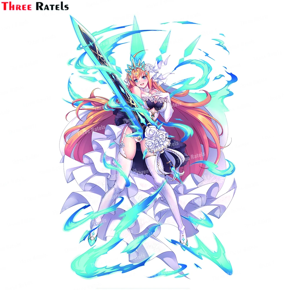 

Three Ratels L953 Anime Saren Princess Connect Windshield Trunk Stickers Car Accessories Waterproof Decals