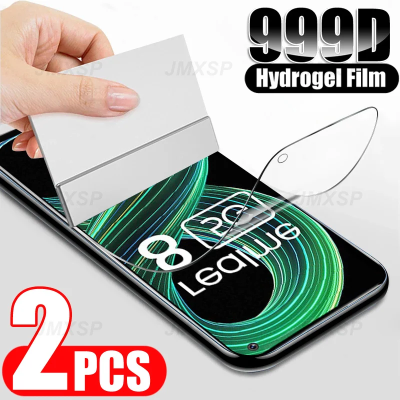 

2Pcs Hydrogel Film For Realme X50 X7 X2 Pro XT X X3 Screen Protector on the For Realme GT Neo 2 3 3T Pro Master Protective Film