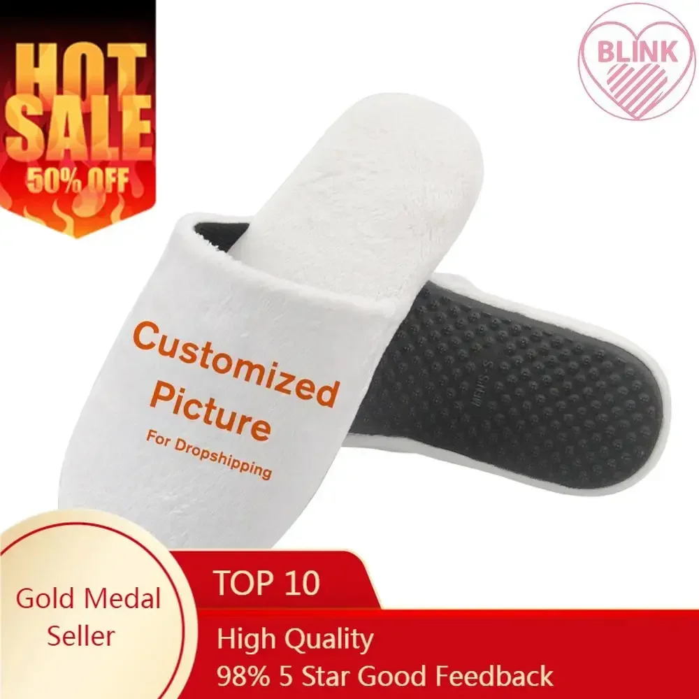 

Мужские зимние домашние тапочки на заказ, модные домашние тапочки для спальни с 3D принтом, оптовая продажа, Прямая поставка, сделай сам