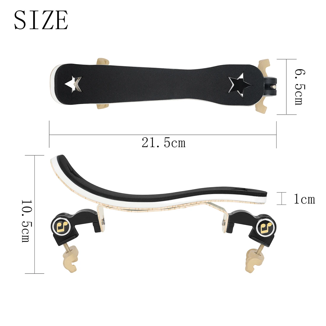 4/4 Violin Shoulder Rest 1/2 1/8 3/4 Professional Durable Silica Gel Shoulder Rest Claws Violin Pad Accessory Parts