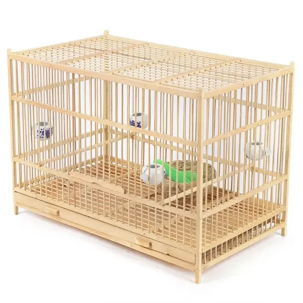 

New style bird cages large size bamboo birdcages comfortable birdhouse garden home decor wholesale