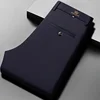 Plus Size 29-42 Mens Summer Thin Business Casual Suit Pants Long Dress Pants Men Elastic Straight Trousers Formal Pants