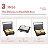 Electric Sandwich Machine, Non Stick Surface Toaster, 110-220V Household Mini Steak Machine, Hamburger Frying Machine 5